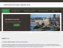 Tablet Screenshot of advancedpainmedicine.com